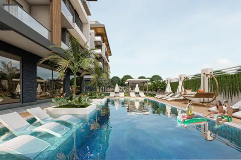 آپارتمان در  Alanya ، ترکیه 1 خوابه ، 55 متر مربع.  شماره 223588 - 21