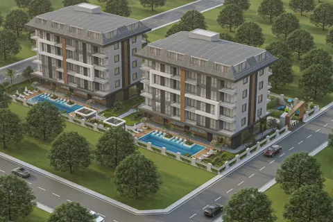 آپارتمان در  Alanya ، ترکیه 1 خوابه ، 55 متر مربع.  شماره 223588 - 7