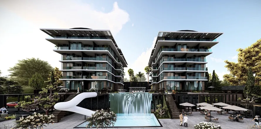 Daire  1+1  Alanya, Antalya, Türkiye №223591