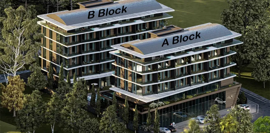 Квартира  1+1 в Аланье, Анталья, Турция №223590