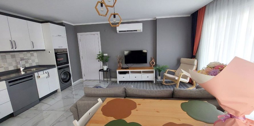 آپارتمان در  Alanya ، ترکیه 2 خوابه ، 100 متر مربع.  شماره 218499