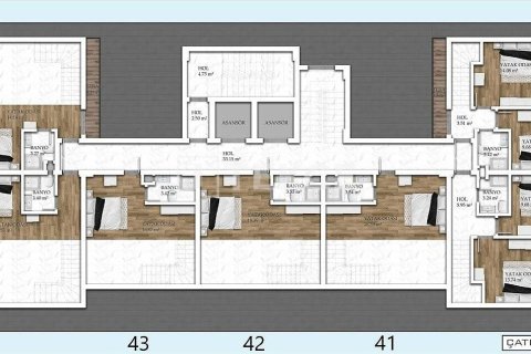 2+1 Lägenhet  i Alanya, Antalya, Turkiet Nr. 223316 - 15
