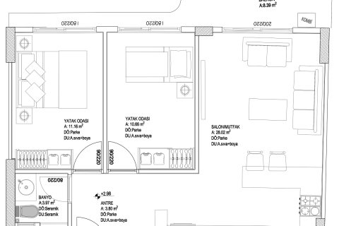 Wohnung  in Mugla, Türkei Nr. 224199 - 4