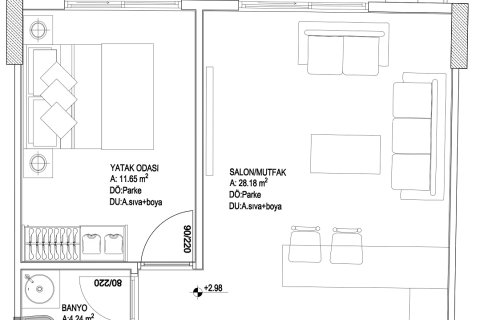 Wohnung  in Mugla, Türkei Nr. 224198 - 4