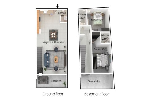 Apartment for sale  in Esentepe, Girne, Northern Cyprus, 2 bedrooms, 108m2, No. 214533 – photo 25