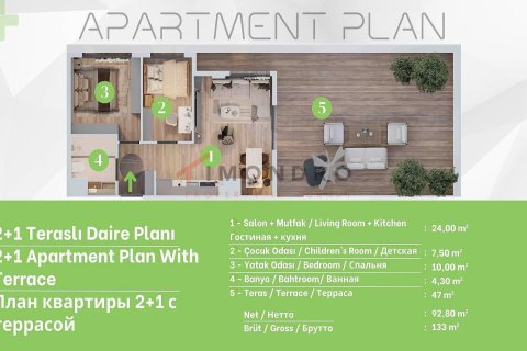 Apartment for sale  in Aksu, Antalya, Turkey, 68m2, No. 222242 – photo 24