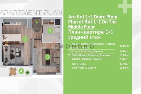 Apartment for sale  in Aksu, Antalya, Turkey, 68m2, No. 222242 – photo 25