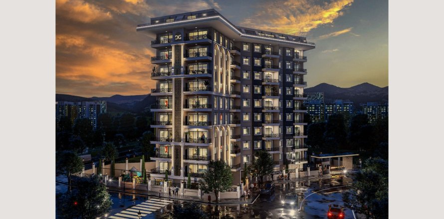 4+1 Lejlighed  i Alanya, Antalya, Tyrkiet Nr. 219328