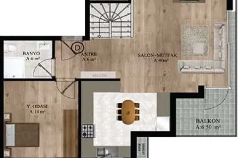 4+1 Wohnung  in Türkei Nr. 220170 - 19