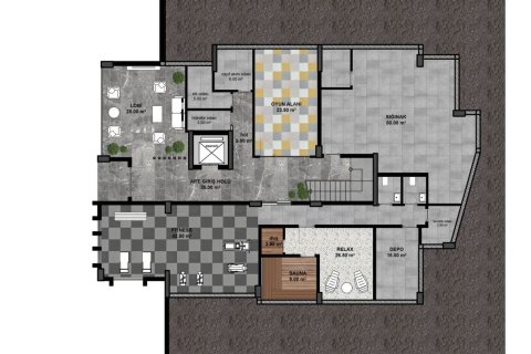 2+1 Lägenhet  i Alanya, Antalya, Turkiet Nr. 90586 - 3