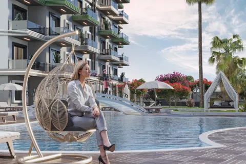 Продажа квартиры  в Аланье, Анталье, Турция 1+1, 64м2, №223733 – фото 15