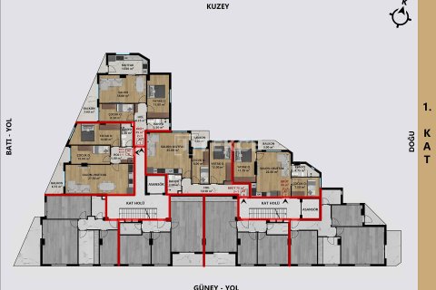 Dubleks daire  4+1  Antalya, Türkiye №215953 - 21