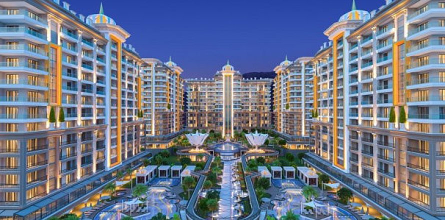 4+1 Lejlighed  i Mahmutlar, Antalya, Tyrkiet Nr. 219160