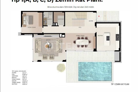 Villa for sale  in Bursa, Turkey, 5 bedrooms, 240m2, No. 224691 – photo 9