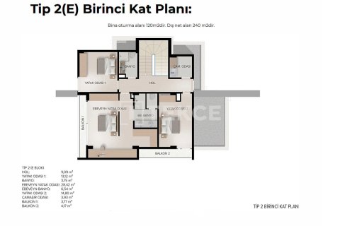 Villa for sale  in Bursa, Turkey, 5 bedrooms, 240m2, No. 224691 – photo 12