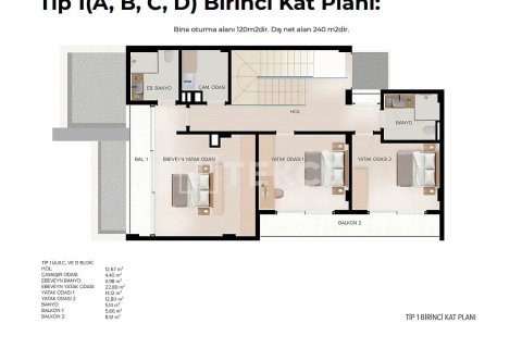Villa for sale  in Bursa, Turkey, 5 bedrooms, 240m2, No. 224691 – photo 10