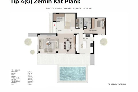 Villa for sale  in Bursa, Turkey, 5 bedrooms, 240m2, No. 224691 – photo 15
