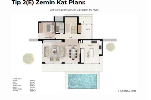 Villa for sale  in Bursa, Turkey, 5 bedrooms, 240m2, No. 224691 – photo 11