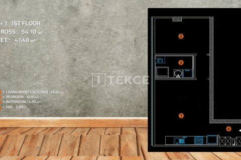 Daire  1+1  İstanbul, Türkiye №222470 - 11