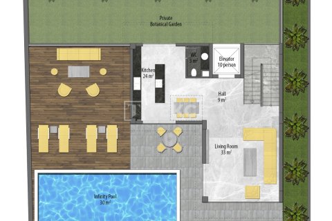 5+2 Villa  i Alanya, Antalya, Turkiet Nr. 216028 - 30