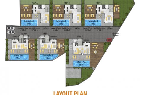 5+2 Villa  i Alanya, Antalya, Turkiet Nr. 216028 - 28