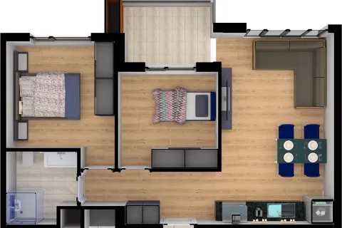 Продажа квартиры в Аксу, Анталье, Турция 2+1, 70.93м2, №220830 – фото 24