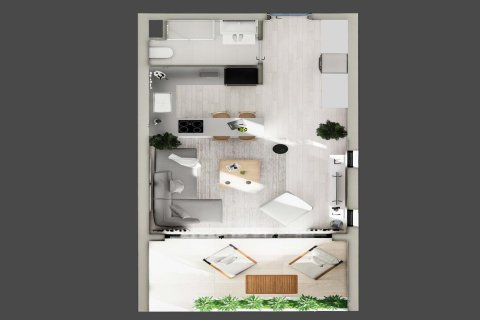 Apartment for sale  in Bogazi, Famagusta, Northern Cyprus, studio, 50m2, No. 214637 – photo 9