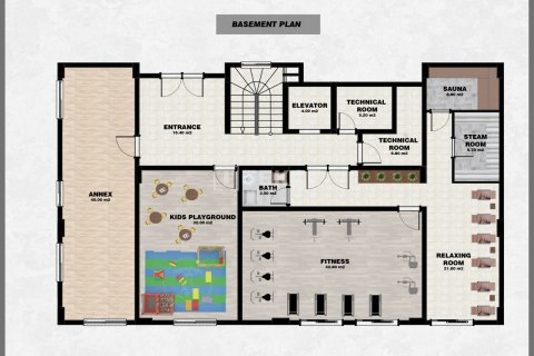 3+1 Takleilighet  i Alanya, Antalya, Tyrkia Nr. 225847 - 29