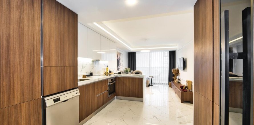 1+1 Lejlighed  i Long Beach, Iskele,  Nr. 214625