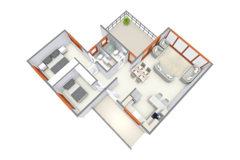 Продажа квартиры  в Эсентепе, Гирне, Северный Кипр 3 комн., 104м2, №211791 – фото 16