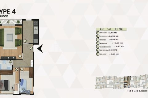 Daire  2+1  İstanbul, Türkiye №212400 - 17