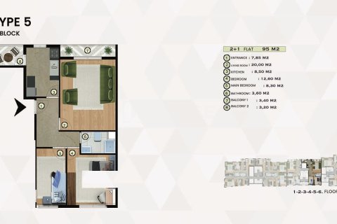 Daire  2+1  İstanbul, Türkiye №212400 - 18