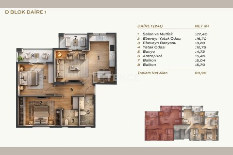 Продажа квартиры  в Даламане, Мугле, Турция 2+1, 100м2, №227182 – фото 25