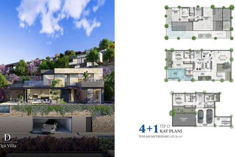 ویلا در  Bodrum ، ترکیه 4 خوابه ، 150 متر مربع.  شماره 217134 - 28