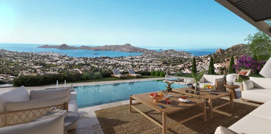 ویلا در  Bodrum ، ترکیه 4 خوابه ، 150 متر مربع.  شماره 217134