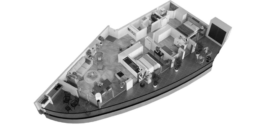 Dubleks daire Aphrodite Wellness 3+1, Gaziveren, Güzelyurt,  №98621