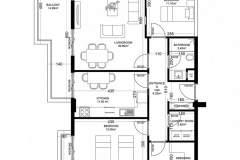 3+1 Apartment in Yekta Golden Valley, Oba, Antalya, Turkey No. 101704