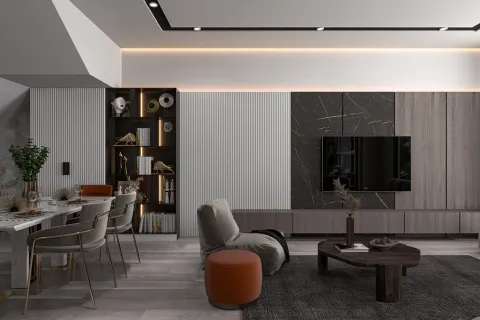 آپارتمان در  Mugla ، ترکیه 4 خوابه ، 213 متر مربع.  شماره 223747 - 19