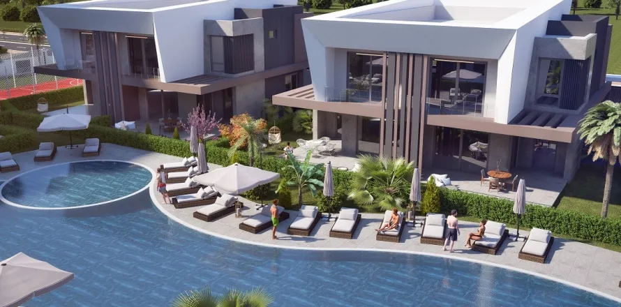 آپارتمان در  Mugla ، ترکیه 4 خوابه ، 213 متر مربع.  شماره 223747