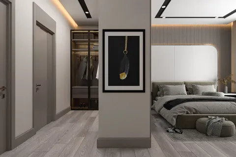 آپارتمان در  Mugla ، ترکیه 4 خوابه ، 213 متر مربع.  شماره 223747 - 9