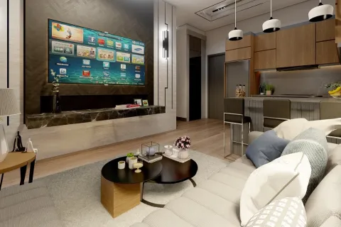 آپارتمان در  Mugla ، ترکیه 1 خوابه ، 52 متر مربع.  شماره 223748 - 3