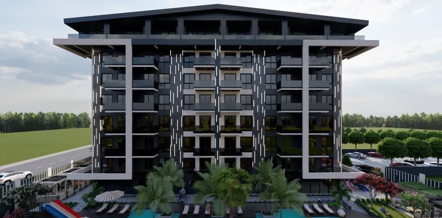 آپارتمان در  Mugla ، ترکیه 1 خوابه ، 52 متر مربع.  شماره 223748