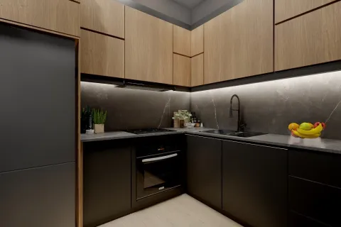 آپارتمان در  Mugla ، ترکیه 1 خوابه ، 52 متر مربع.  شماره 223748 - 6