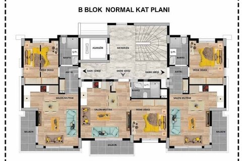 Продажа квартиры  в Аксу, Анталье, Турция 2+1, 95м2, №67176 – фото 25