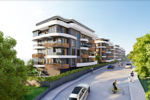 آپارتمان در  Kestel ، ترکیه 1 خوابه ، 60 متر مربع.  شماره 31855 - 13