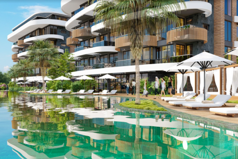 آپارتمان در  Kestel ، ترکیه 1 خوابه ، 60 متر مربع.  شماره 31855 - 3