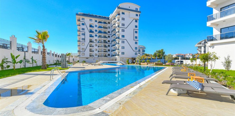1+0 Lejlighed i Payallar, Alanya, Antalya, Tyrkiet Nr. 227803