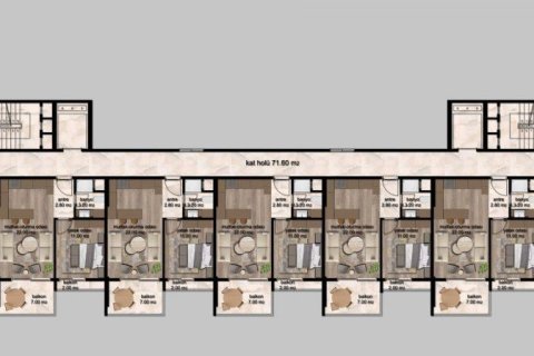 Продажа квартиры  в Эрдемли, Мерсине, Турция 2 комн., 65м2, №227919 – фото 11
