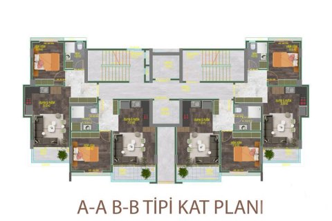 Продажа квартиры  в Эрдемли, Мерсине, Турция 2 комн., 41м2, №227914 – фото 17