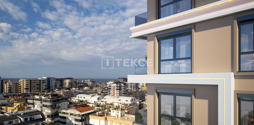 3+1 Penthouse  i Alanya, Antalya, Tyrkiet Nr. 217259